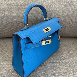 Elegant Blue Mini Bag